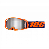 ANTIPARRA 100% ARMATIC GOGGLE NEON ORANGE - MIRROR SILVER FLASH LENS