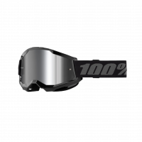 ANTIPARRA 100% STRATA 2 GOGGLE BLACK - MIRROR SILVER LENS