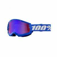 ANTIPARRA 100% STRATA 2 GOGGLE BLUE - MIRROR RED/BLUE LENS