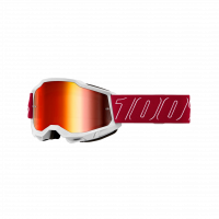 ANTIPARRA 100% ACCURI 2 GOGGLE REDLINE - MIRROR RED LENS