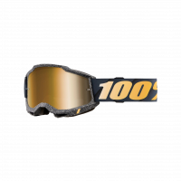 ANTIPARRA 100% ACCURI 2 GOGGLE RISLAND - MIRROR TRUE GOLD LENS