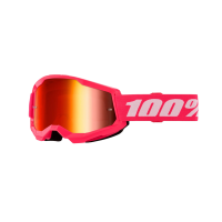 ANTIPARRA 100% STRATA 2 GOGGLE PINK - MIRROR RED LENS