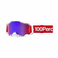 ANTIPARRA 100% ARMEGA GOGGLE CORBIN - MIRROR RED/BLUE LENS