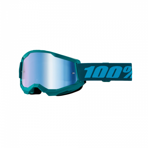 ANTIPARRA 100% STRATA 2 GOGGLE STONE - MIRROR BLUE LENS