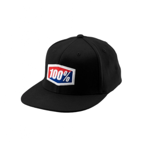 GORRO JOCKEY 100% OFFICIAL FLEXFIT BLACK