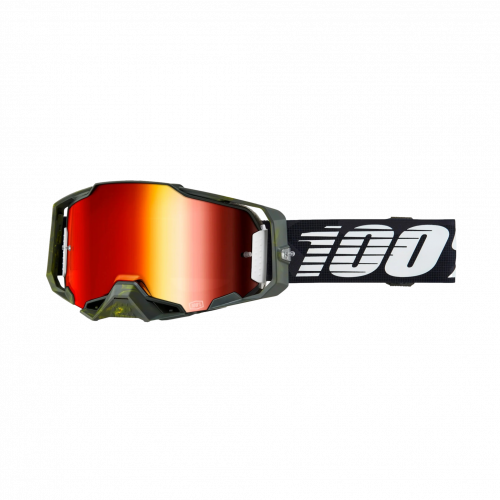 ANTIPARRA 100% ARMEGA GOGGLE SOLEDAD - MIRROR RED LENS