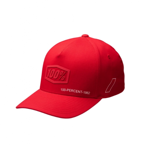 GORRO JOCKEY 100% SHADOW FLEXFIT RED