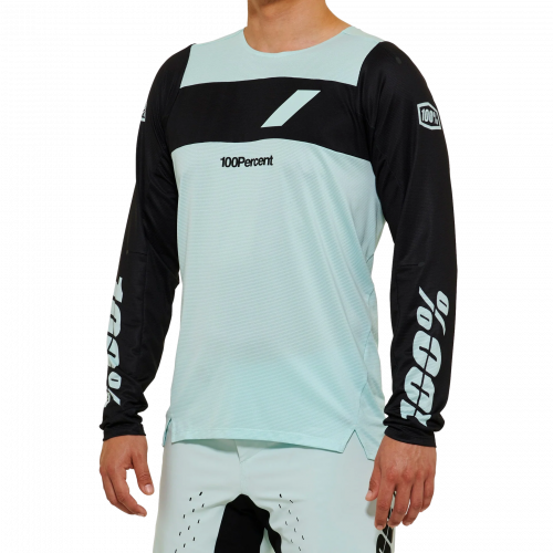 JERSEY 100% R-CORE X LE LONG SLEEVE JERSEY PALE BLUE