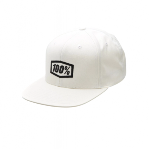 GORRO JOCKEY 100% ICON SNAPBACK WHITE