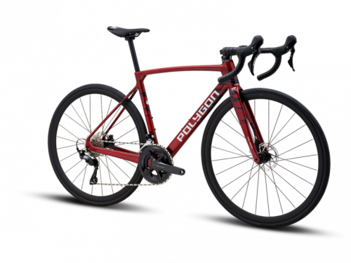 BICICLETA RUTA POLYGON STRATTOS S7D RED/BLK