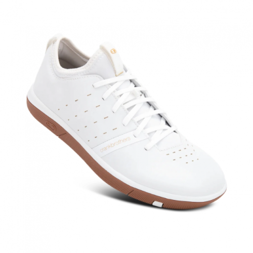 ZAPATILLAS CRANKBROTHERS STAMP STREET F.WIBMER WHITE/GOLD - GUM