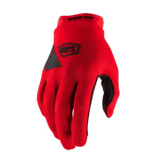 GUANTES 100% RIDECAMP NIÑO RED