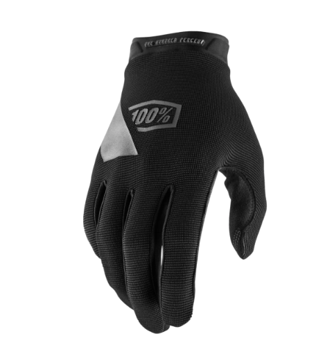 GUANTES 100% RIDECAMP NIÑO BLACK