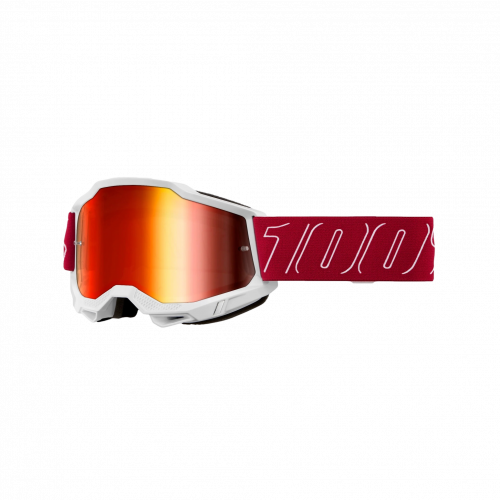 ANTIPARRA 100% ACCURI 2 GOGGLE REDLINE - MIRROR RED LENS