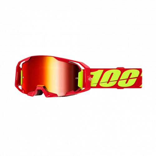 ANTIPARRA 100% ARMATIC GOGGLE RED - MIRROR RED LENS