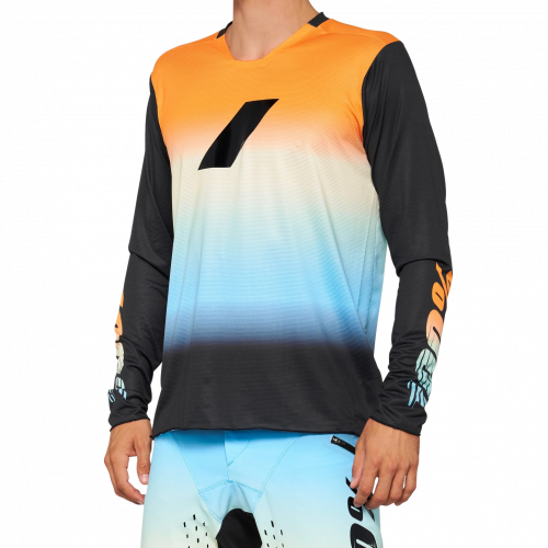 JERSEY 100% R-CORE X LE LONG SLEEVE JERSEY SUNSET