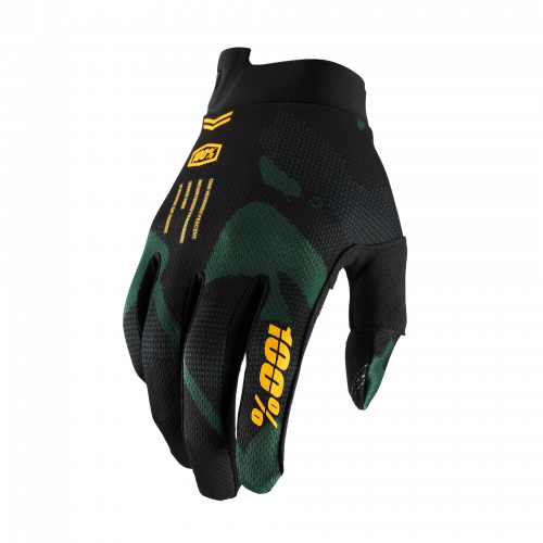 GUANTES 100% ITRACK GLOVES SENTINEL BLACK