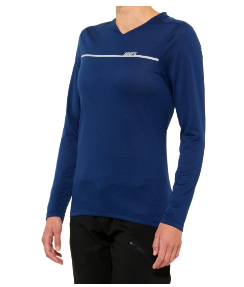 JERSEY 100% RIDECAMP MUJER LONG SLEEVE NAVY